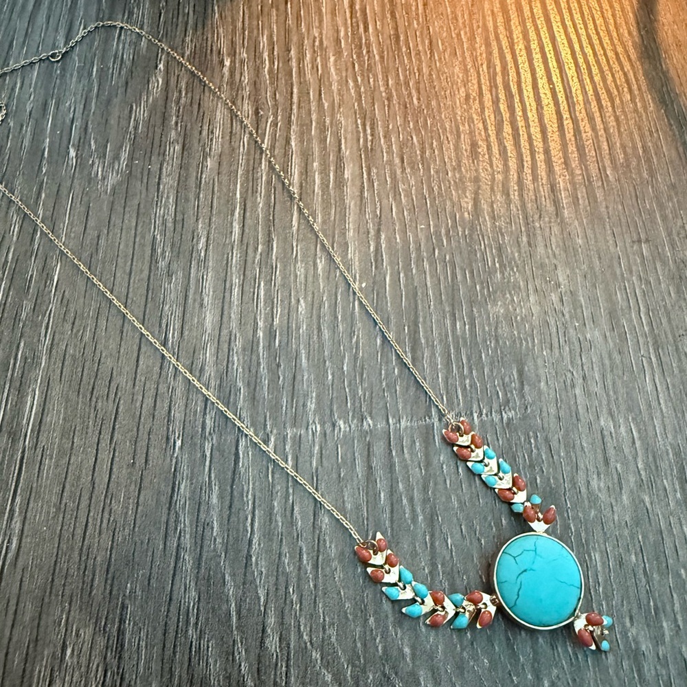 Natural stone tortoise necklace